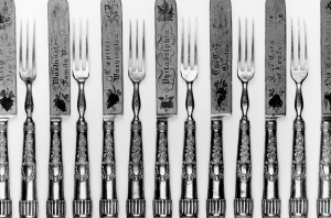 19th-Century Decorated Forks and Knives